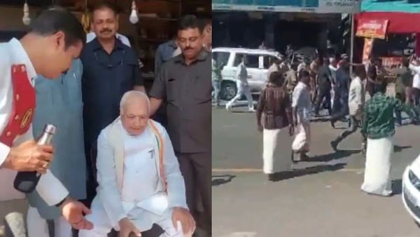 கேரளாவில் திடீர் பரபரப்பு- டீ கடையில் ஆளுநர் ஆரிப் முகமது கான் தர்ணா- SFI கறுப்பு கொடிக்கு பதிலடி!