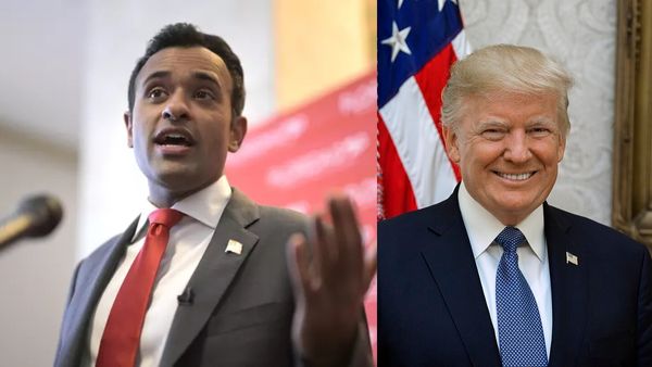 அமெரிக்க அதிபர் தேர்தல் ரேஸில் இருந்து விலகிய விவேக் ராமசாமி.. டிரம்பிற்கு ஆதரவு! என்ன நடந்தது