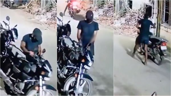 கோழியின் கழுத்தை திருகுவது போல் திருகி.. 10 வினாடி தான்... வந்த வேலையை முடித்த திருடர்கள்