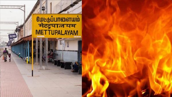 நள்ளிரவில் பரபரப்பு.. மேட்டுப்பாளையம் ரயில் நிலையத்தில் பயங்கர தீ விபத்து! என்ன நடந்தது