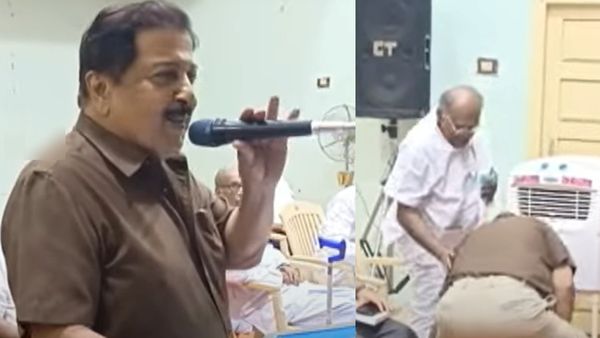 சிவகுமார் பேசிட்டேயிருந்தாரு.. திடீர்னு பழ. கருப்பையாவை பார்த்ததுமே.. சிலிர்த்த சிவகங்கை.. அதே அதே