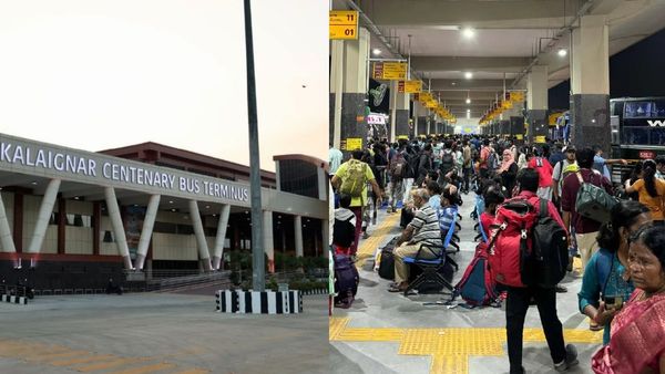 கிளம்பாக்கத்தில் திருச்சி பஸ் இல்லை.. விடிய விடிய காத்திருந்த பயணிகள் கொதிப்பு,. நள்ளிரவில் மறியல்