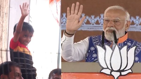 ‛‛கை வலிக்க போகிறது’’.. பிரதமரை பார்த்து உற்சாகமான சிறுவனிடம் மோடி கூறிய வார்த்தை! க்யூட் வீடியோ