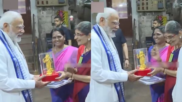பிடிஆரின் தாய் கொடுத்த பரிசு! சிலையை வாங்கியதும் பிரதமர் மோடி தந்த ரியாக்சன்! மதுரையில் சுவாரசியம்