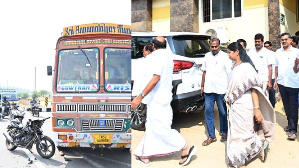 விபத்தில் சிக்கிய கல்லூரி மாணவர்! காரில் மருத்துவமனை அனுப்பி வைத்த கனிமொழி!