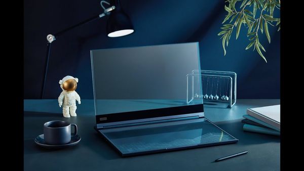 வாயை பிளந்த டெக் உலகம்! உலகின் முதல் டிரான்ஸ்ப்ரண்ட் லேப்டாப்.. அசத்திய லெனோவா.. இது புதுசா இருக்கே