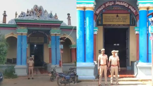 தருமபுரம் ஆதீனம் மடத்திற்கு அச்சுறுத்தல்.. 24 மணி நேரமும் துப்பாக்கி ஏந்திய போலீஸ் பாதுகாப்பு