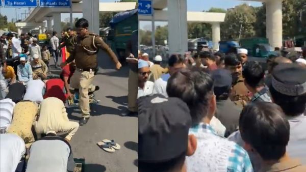 ரோட்டில் நமாஸ் செய்த 2 பேரை எட்டி உதைத்த போலீஸ் அதிகாரி! கடும் வாக்குவாதம்.. பாய்ந்த ஆக்ஷன்