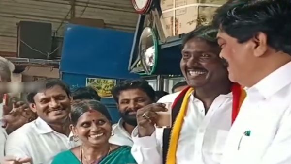 “பேஷ் பேஷ் மாமா”.. ராஜேந்திர பாலாஜி போட்டு கொடுத்த டீயை குடித்த விஜய பிரபாகரன் ரியாக்‌ஷனை பாருங்க!