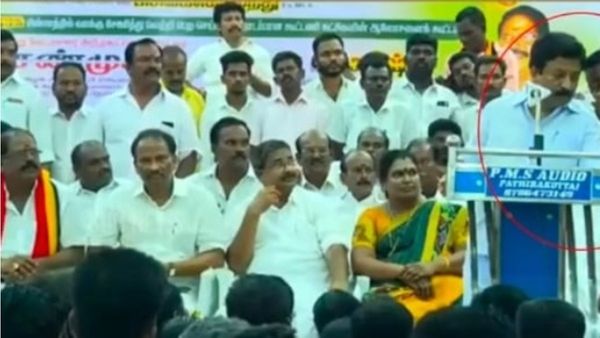 முரசா? பம்பரமா? தேமுதிக வேட்பாளருக்கு பம்பரத்தில் ஓட்டு கேட்ட சிவி சண்முகம்! சமாளித்தது தான் ஹைலைட்