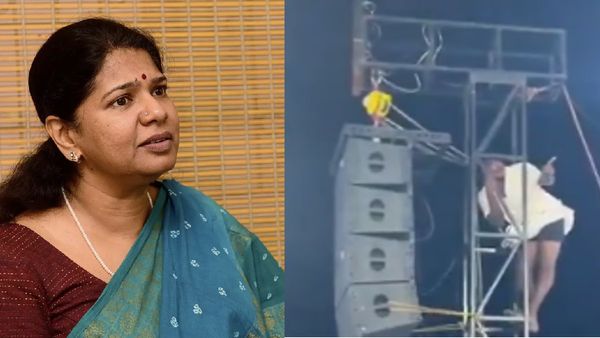 தூத்துக்குடியில் கனிமொழி பேசிட்டேயிருந்தாங்க.. திடீர்னு சத்தம்.. வாயடைத்த போன விளாத்திகுளம்.. யாரது?