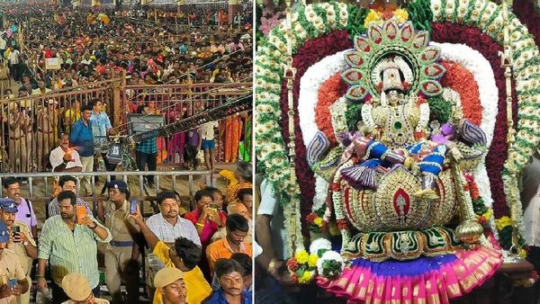 மாசி அமாவாசை.. மேல்மலையனூர் அங்காளம்மன் கோவிலில் மயானக்கொள்ளை.. லட்சக்கணக்கான பக்தர்கள் குவிந்தனர்