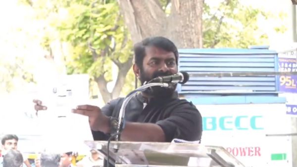 ஏன்டா டேய்.. இதுவா என் அடையாளம்? மேடையிலேயே ஆதார் கார்டை தூக்கி வீசிய சீமான்!