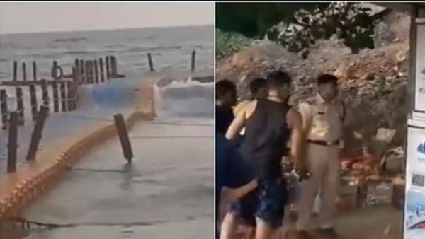 கேரளா: மிதக்கும் பாலம் உடைந்து 15 பேர் கடலில் விழுந்ததால் பரபரப்பு.. உயிரைக் காத்த லைஃப் ஜாக்கெட்!