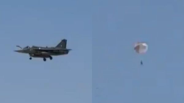 ‛‛கைக்கொடுத்த பாராசூட்’’.. தரையில் விழுந்த தேஜஸ் விமானத்தில் பைலட் தப்பியது எப்படி? திக்திக் வீடியோ