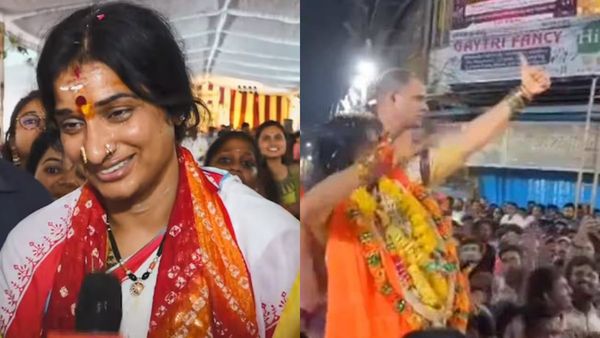 மசூதியை நோக்கி அம்பு.. சர்ச்சை சைகை காட்டிய ஹைதராபாத் பாஜக வேட்பாளர்! போலீஸ் வழக்குப்பதிவு