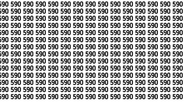 ஆப்டிக்கல் இல்யூஷனில் வித்தியாசமான எண்ணை கண்டுபிடிங்க! அதுவும் 5 வினாடியில்!