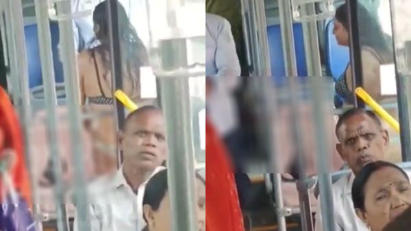 பிகினி உடையுடன் பேருந்தில் ஏறிய இளம்பெண்.. டெல்லி ஷாக் சம்பவம்! வேகமாக ஷேர் செய்யப்படும் வீடியோ