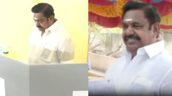 வரிசையில் நின்று வாக்களித்தார் எடப்பாடி பழனிசாமி.. ஓட்டு போட்ட பின்னர் வைத்த முக்கிய கோரிக்கை!