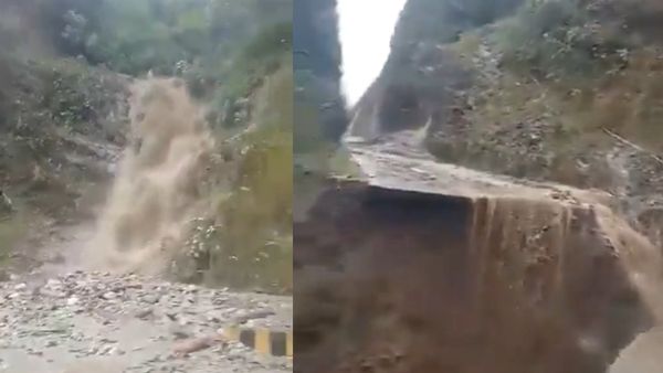 நிலச்சரிவு.. சீன எல்லையில் போட்ட ரோடுகள் அடித்துச் செல்லப்பட்டன! அருணாச்சலப் பிரதேசத்தில் பாதிப்பு