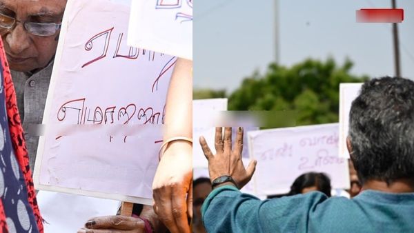 வாக்காளர் பட்டியலில் பெயரை நீக்கிவிட்டதாக போராடிய கோவை பாஜகவினர் கையில் ஓட்டு போட்ட மை!