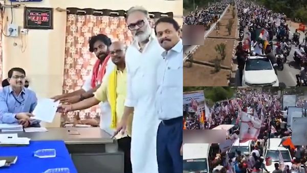 சினிமா சூட்டிங் போல் மாஸ்! ஆந்திராவை அலற விட்ட பவன் கல்யாண்! வேட்புமனு தாக்கலுக்கே இப்படி பில்டப்பா?