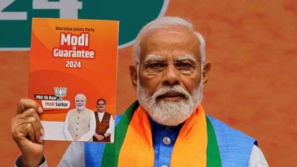 BJP Manifesto: 4 தூண்களை மையமாக வைத்து பாஜக தேர்தல் அறிக்கை .. பிரதமர் மோடி சொன்ன விஷயம்!