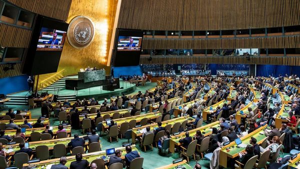 காசாவில் போர் நிறுத்தத்துக்கான ஐநா மனித உரிமை கவுன்சிலில் தீர்மானம்.. வாக்களிக்காமல் விலகிய இந்தியா