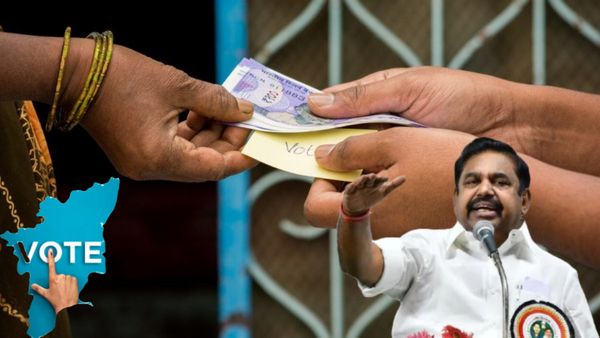 ரூ.300, 500.. ஒருபக்கம் எடப்பாடி பேச.. மறுபக்கம் பணப் பட்டுவாடா! அதிமுக நிர்வாகி மீது வழக்குப்பதிவு!