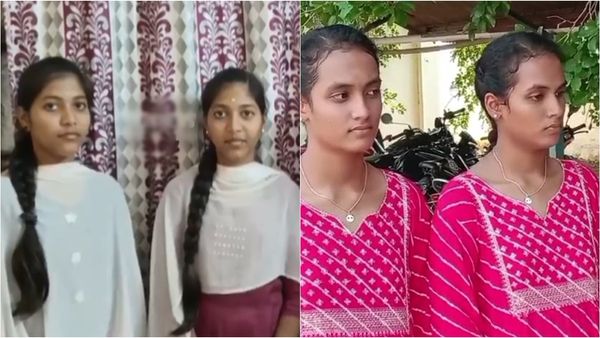 திருப்பூர், நாமக்கல்லில் அதிசயம்.. 10ம் வகுப்பு தேர்வில் 'இரண்டு' இரட்டை சகோதரிகள் ஒரே மதிப்பெண்கள்