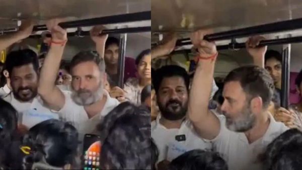 ‛‛எனக்கு கார் வேண்டாம்’’.. கூட்ட நெரிசலான அரசு பஸ்சில் ஏறிய ராகுல்! உடனே பயணிகள் செய்ததை பாருங்க