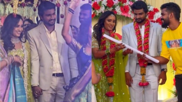 மெட்டிஒலி சாந்திக்கு மருமகள் ஆகிய சீரியல் நடிகை சந்தியா..ரிசப்ஷனில் நண்பர்கள் கொடுத்த இன்ப அதிர்ச்சி