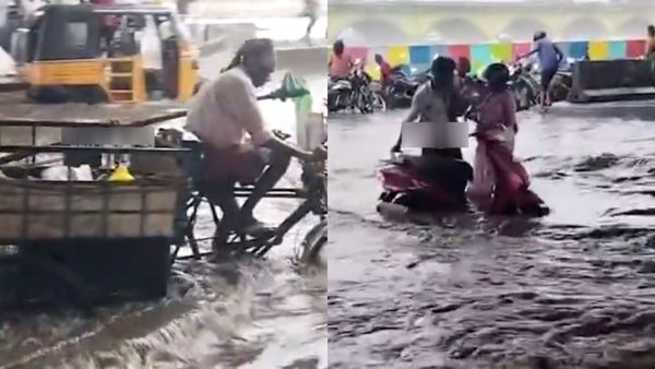 வெளுத்து வாங்கும் மழை.. வைகையில் கரைபுரண்டு ஓடும் வெள்ளம்! மதுரை மக்களுக்கு எச்சரிக்கை