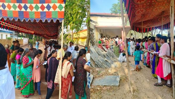 ஆஹா.. ஆந்திராவில் பெருந்திரளாக வாக்களிக்க குவிந்த பெண்கள்.. ஜெகன் vs சந்திரபாபு! யாருக்கு லாபம்?