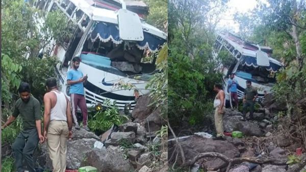 மோடி பதவியேற்பு விழா நடக்கும் போதே.. காஷ்மீரில் பக்தர்களுடன் சென்ற பஸ் மீது தீவிரவாதிகள் தாக்குதல்! 