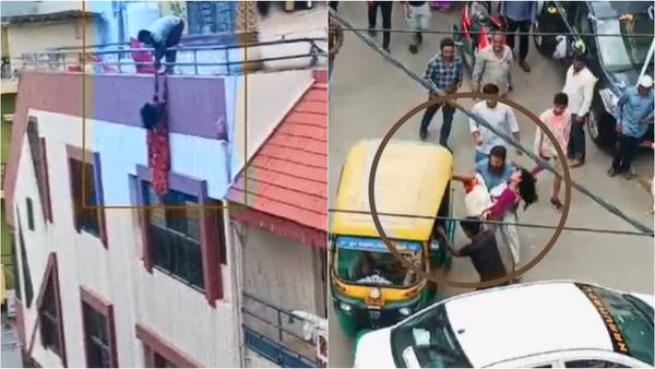 பெங்களூர் அடுக்குமாடியே ஆடிப்போச்சு.. வழுக்கிய சோப்பு.. தவறி விழுந்த மனைவி.. தாவி சென்ற கணவன்