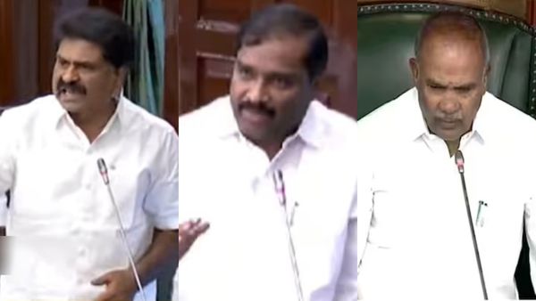 கிண்டல் செய்துவிட்டு கொள்ளென சிரித்த கொங்கு ஈஸ்வரன் ! கொந்தளித்த வேல்முருகன்! அதிர்ந்த அப்பாவு