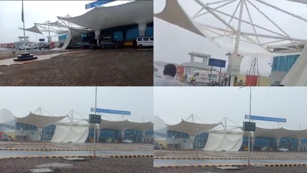 டெல்லியை தொடர்ந்து.. குஜராத்தின் ராஜ்கோட் விமான நிலையத்தின் மேற்கூரை சரிந்து விழுந்து விபத்து!