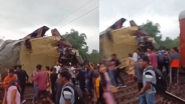 மே.வங்கம் ரயில் விபத்து: எக்ஸ்பிரஸ் மீது சரக்கு ரயில் மோதல்- சிதறிய பெட்டிகள்-பலி 15 ஆக அதிகரிப்பு!