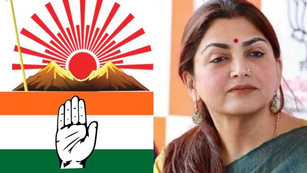 ஜெலுசில் வாங்க ஓடுறாங்களே.. காங்கிரஸ் - திமுகவினரை கிண்டல் செய்த குஷ்பு! ஹைலைட்டான இமோஜி