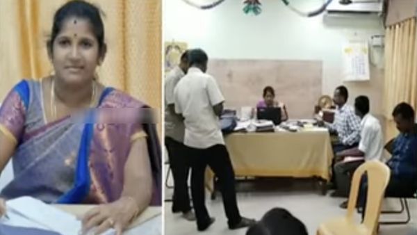 விடிய விடிய ஆரணி வட்டாட்சியர் அலுவலகத்தில் நடந்த விசாரணை.. லஞ்சம் வாங்கிய பெண் தாசில்தார் கைது!