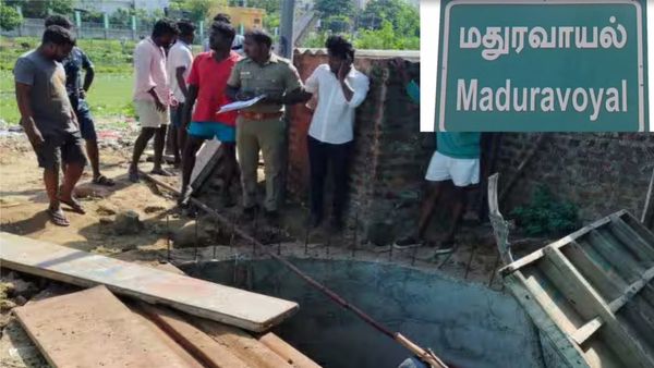 மதுரவாயலில்.. தமிழக அரசு கட்டிவரும் கழிவுநீர் தொட்டி.. யாரிந்த சரண்ராஜ்.. உடம்பெல்லாம் காயம் எப்படி?