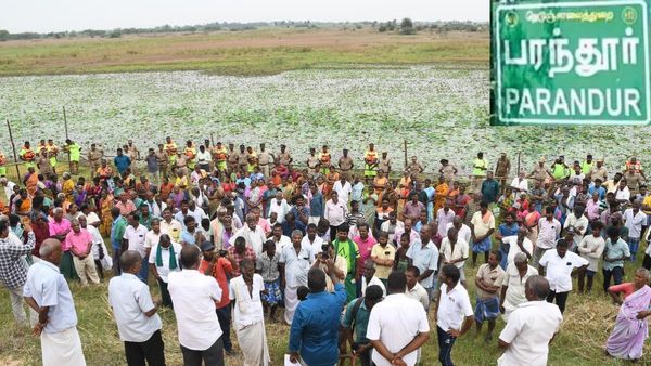 இனி தமிழகம் வேண்டாம்.. நாங்க ஆந்திராவிற்கு போறோம்.. பரந்தூர் கிராம மக்கள் பரபர அறிவிப்பு