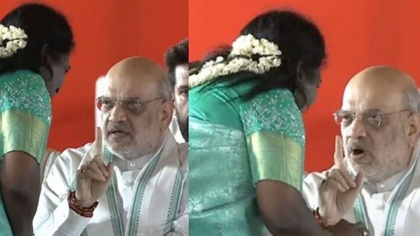 அமித் ஷா முகத்தில் கடுமை.. பொதுமேடையில் தமிழிசையை அழைத்து.. அதிருப்தியை வெளிப்படுத்தினாரா?
