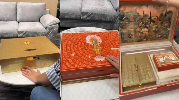 இதெல்லாம் வேற லெவல்.. அம்பானி வீட்டு கல்யாண பத்திரிக்கையை பார்த்தீங்களா.. திறந்ததும்! ஆ.. என்ன இது?