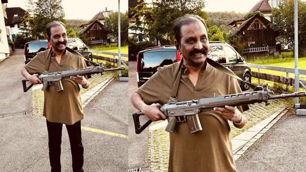 ஸ்விட்சர்லாந்தில் துப்பாக்கியுடன் வைரமுத்து! கவிதை போர் வெடிக்கட்டும்! நெட்டிசன்கள் கருத்து