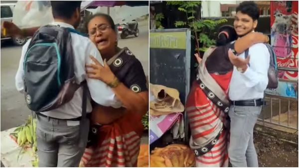 சிஏ தேர்வில் வென்றதை சொன்ன மகன்.. கட்டிப்பிடித்து ஆனந்த கண்ணீர் வடித்த காய்கறி வியாபாரியான தாய்