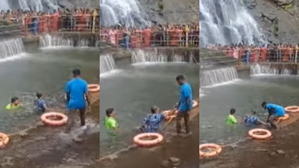 குற்றாலத்தில் கதிகலங்கிய டூரிஸ்ட்.. மெயினருவி தடாகத்தில் விழுந்த நபர்.. மக்களே கவனம்