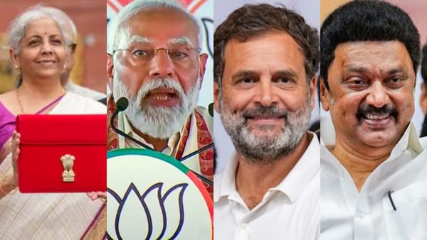 நாற்காலியை காப்பாற்றும் பட்ஜெட்.. நாடாளுமன்ற வளாகத்தில் இந்தியா கூட்டணி எம்பிக்கள் போராட்டம்.. பரபர