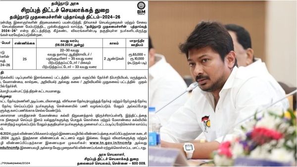 தமிழ்நாடு அரசின் சிறப்பு திட்ட செயலாக்கத்துறையில் வேலை.. மிரள வைக்கும் சம்பளம்.. முழு விவரம்